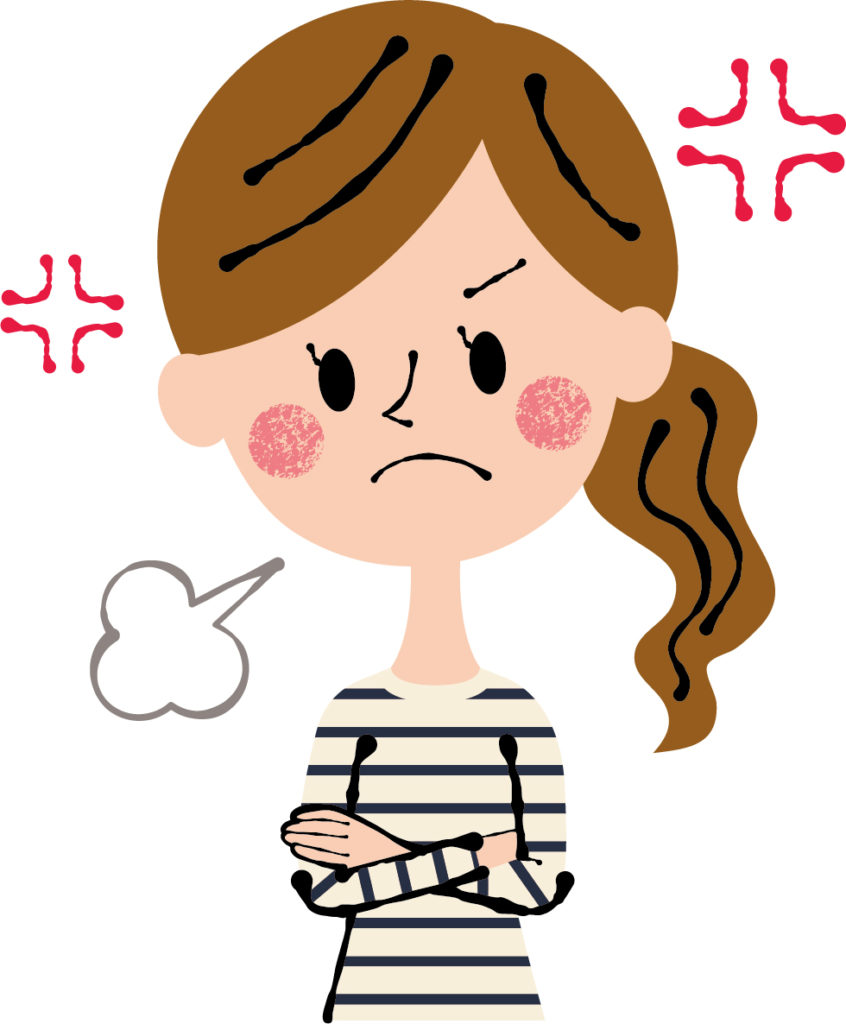 怒る大人