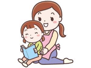 教える