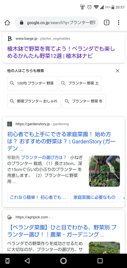 プランター栽培