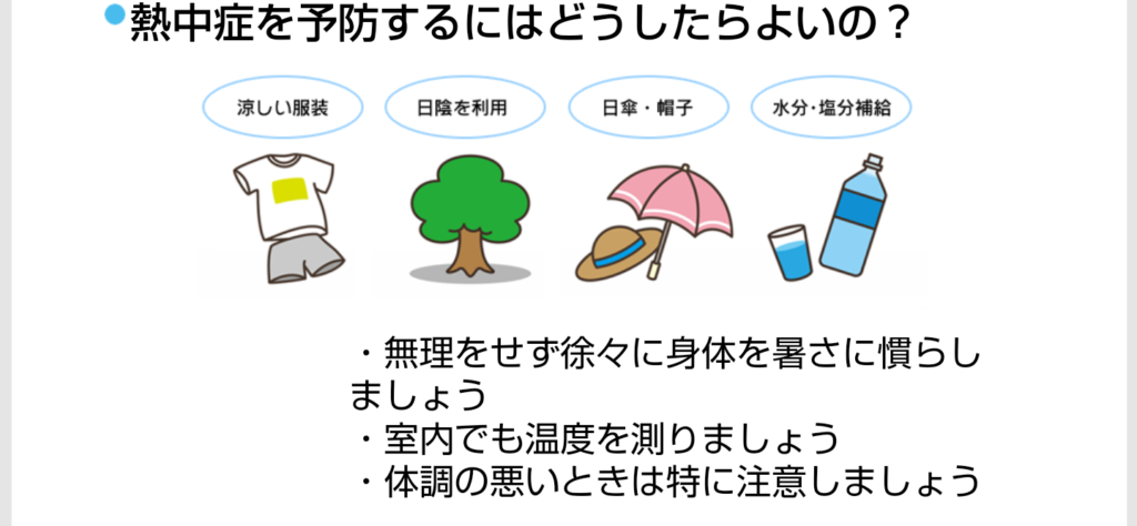 環境省の熱中症予防