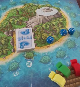 バリ島ボードゲームウミガメ木製 ウミガメの島 レビュー】学童で人気のボードゲーム/算数スゴロク