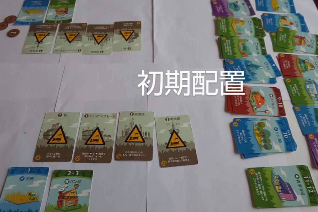 街コロ初期配置