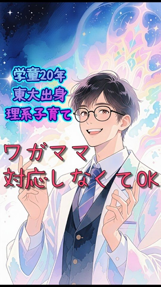 他の投稿はこちら→@jam_kitaishinai  ====================
プロフィール  ・保育・学童クラブ20年
・東大出身の超理系
・10万PVブログ運営
・嫁に逃げられ情報商材に100万散財
・小学生の子育て中
・元パチプロ、確率論で攻略し通算1000万  ====================
今回の詳しい内容  【無用】子どものワガママへ言い換え対応  「これ買って」「あれヤだ！」
ワガママ地獄対応でダメなのは  気持ちに寄り添って、とか
言い換えましょう、とか  こんなの小手先の技だから効かないのよ  言い換えって実は
何年も同じ年ごろの子ばかり接して
勉強してマインド整え
やっと身につくスキル  普通の親が毎日やるの無理ゲー
身につく頃に子どもは成長し
また別スキルが必要になる  そんな小技より100倍大事なのは
心のバッテリー
スマホも充電しなきゃただの板  余裕ない時のワガママには
「今それ聞けない」とピシャリ棒読みでOK  冷たくない？
大丈夫、自分を大事にできる賢い親
親の安定が子どもにとっちゃ最高  余裕ある時だけ付き合ってあげりゃいいのよ  #学童　#子育て　#小学生
====================
他の投稿はこちら→@jam_kitaishinai  質問などはコメントへ
====================  発信内容
・小学生の子育て、親子で楽になる方法
・学童クラブ20年経験から内部事情も暴露
・具体的な子育て悩み解決方法  有益だと思ったら
👉フォローはこちらから　@jam_kitaishinai